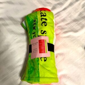 Kate spade beach towel new with tags